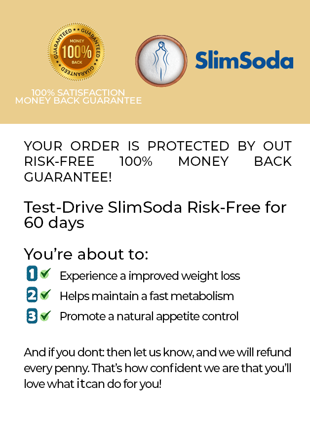 SlimSoda 60-day satisfaction guarantee