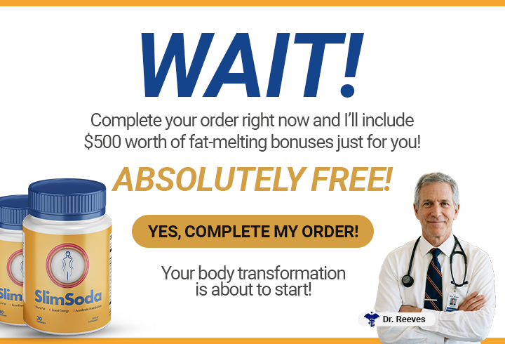 SlimSoda checkout reminder
